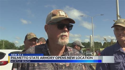 April 27, 2023 · 2 min read. A gun and outdoor equipment store that features a 34-lane shooting range and museum opened Wednesday in the Myrtle Beach area. Palmetto State Armory made a home out of the old Myrtle Beach Sun News building when the business bought the property on Frontage Road a few years ago. The business replaced the …